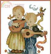 Needle Treasures 2687 Hummel The Strummers