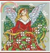 Festive Angel by Joan Elliott from Cross Stitcher UK 205 XSD