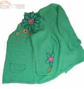 my work---Crochet-knitting combined sweater