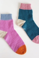 Ravelry: Basic Toe Sock pattern by Abigail Grasso