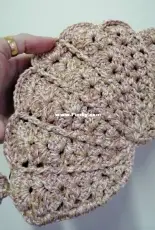 Crochet Seashell Clutch
