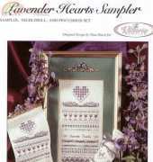 The Victoria Sampler. Lavender Hearts Sampler