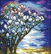 Tiffany Stained Glass Irises from Kram z Robótkami 1/2005 Special addition. Easter XSD