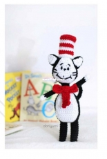 Doriyumi - Doris Yu - Cat in the hat amigurumi - Free