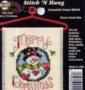 Needle Magic Inc. NMI Stitch 'N Hang 4201 - Merry Christmas
