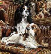 HAED HAETRL101 Cavaliers on Wicker by Thomas Rivers Lovelace