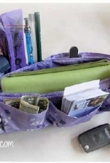 Susy's Artsy Craftsy Sitcom - Easy to make DIY Purse Organzier - Free