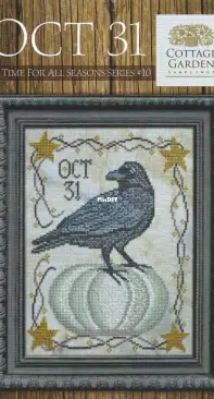Cottage Garden Samplings CGS-1076 - A Time For All Seasons Series 10 - Oct 31
