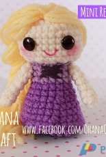Mini Repunzel crochet pattern- ohana craft- Carrie Lu Fowler