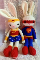Wonderbunny and superbunny