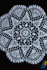 Doily crochet white