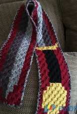 Crochet Couch - Sword Scarf