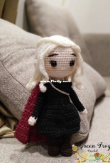 Green Frog Crochet - Thuy Anh - Đặng Thùy Anh - Dany Daenerys doll - Queen of Dragons