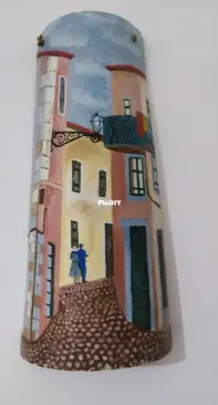 Painted tile
