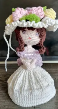 Crochet Flower Girl Bouquet