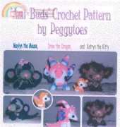 Peggy Toes - Peggy Heap Reed - Ami Buds - Maylyn the Mouse, Drew the Dragon and Ketryn the Kitty