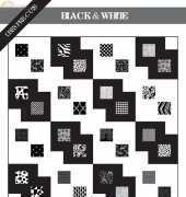 Susan Emory-Black and White Quilt-Free Pattern