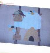 Applique Pecora Con Alveare