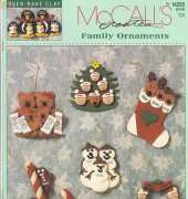 McCall's Creates Oven-bake Clay 14255 Family Ornaments