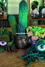 Crafty Intentions - Megan Lapp - Succulent Cactus Eyeball Plants