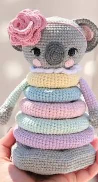 KnitToys - Tatyana Medvedeva - Stacked Toy Koala