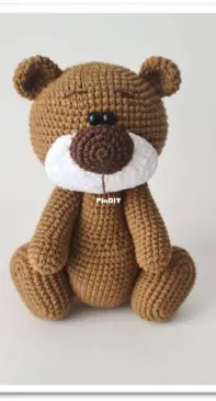 Crochet Wonders Design - Crochet Funny Bear - Olga Kurchenko - The Bear 18 cm