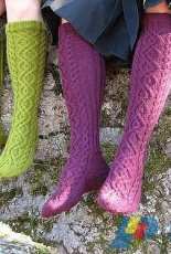 Finnish sock pattern "Virta from Kristel Nyberg"