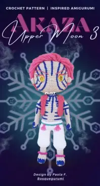 Bosquegurumi - Paola Fajonni - Akaza Upper Moon 3