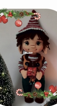 Amigurumiakpinar toys friends - Elif Akpınar - Elf Alex - Turkish