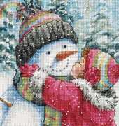 Dimensions - The Gold Collection Petites 70-08833 A Kiss for Snowman XSD