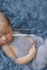 Bluegingeryarnco Knit newborn overalls