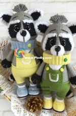 Baby Eco Toys - Irene Esaulova - Raccoon Max