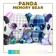 Sew Desu Ne? - Choly Knight - Panda Memory Bear Plush - Machine Embroidery Files - Free