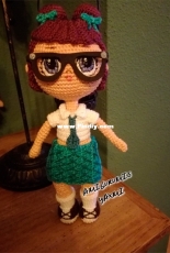 Amigurumis  Yaxmi - Yaxmira Sacramento Francisco y Susana Artero Rubio - Schoolgirl doll LOL - Spanish