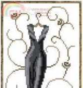 Vervaco 35.154 Black and grey dress New York xsd