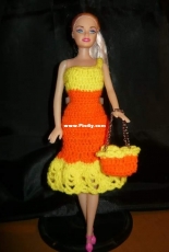 Maguinda Bolsón - Brenda dress and bag set for dolls