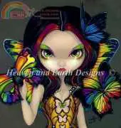 HAED HAEJBGQS 5005 QS Fairy With a Butterfly Mask by Jasmine Becket-Griffith