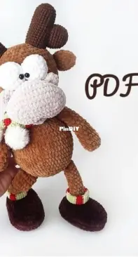 Crochet Wonders Design - Olga Kurchenko - Arnold the Deer - Russian