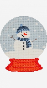 DMC - Snowman / Bonhomme de Neige - Free