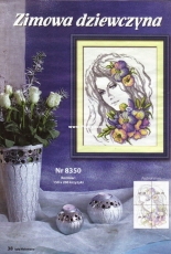 Coricamo 8350 Winter Girl From Igla Malowane 2015-2 XSD