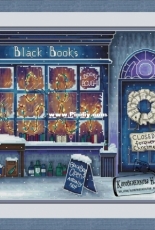 MoonStores - Black Bookstore by Natalya Korobeynikova / NataliaKor