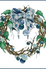 Paradise Stitch Christmas Wreath by Olga Lankevich XSD