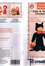 TD Creations 7178 - Yarn Hair Classics Rag Doll Collection - Toby and The Scarecrow
