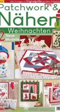 Patchwork and Nahen/ Patchwork and Sewing Issue 6 Christmas 2021 - German