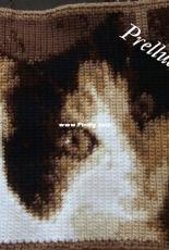 Tapestry crochet cat