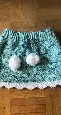 crochet skirt for girl
