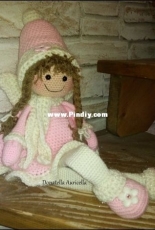my doll martha pink pattern by rimajas