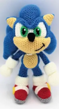 Sonic Tails baby/toddler crochet pattern NOT complete item Written  instructions, graph chart, colour blocks. Instant download.