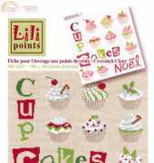 Lili Points N027 - Cup Cakes de Noel Version 2
