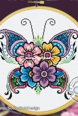 SODA SO OP159 henna butterfly
